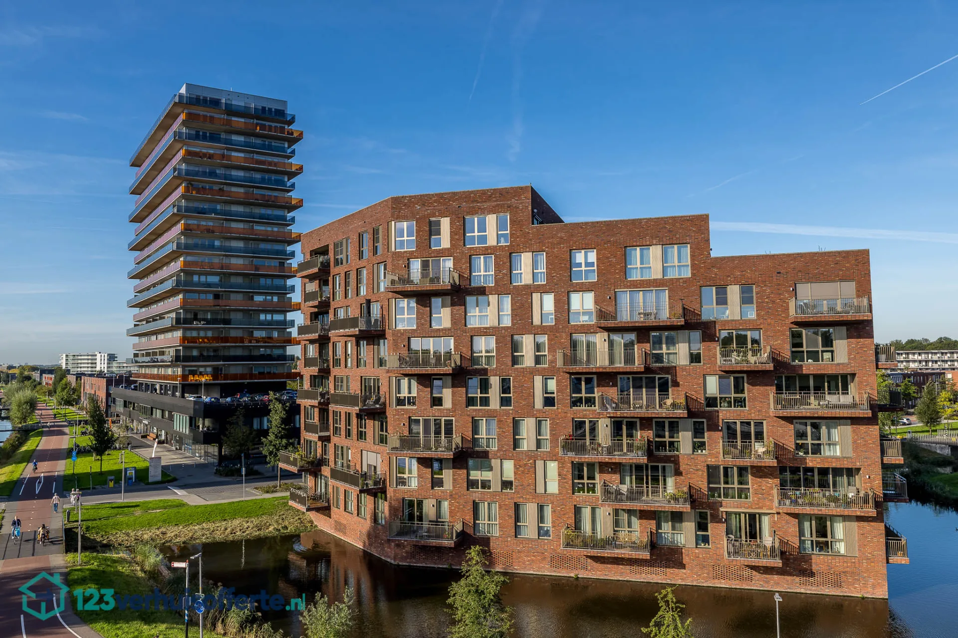 Modern apartments by the water in Purmerend